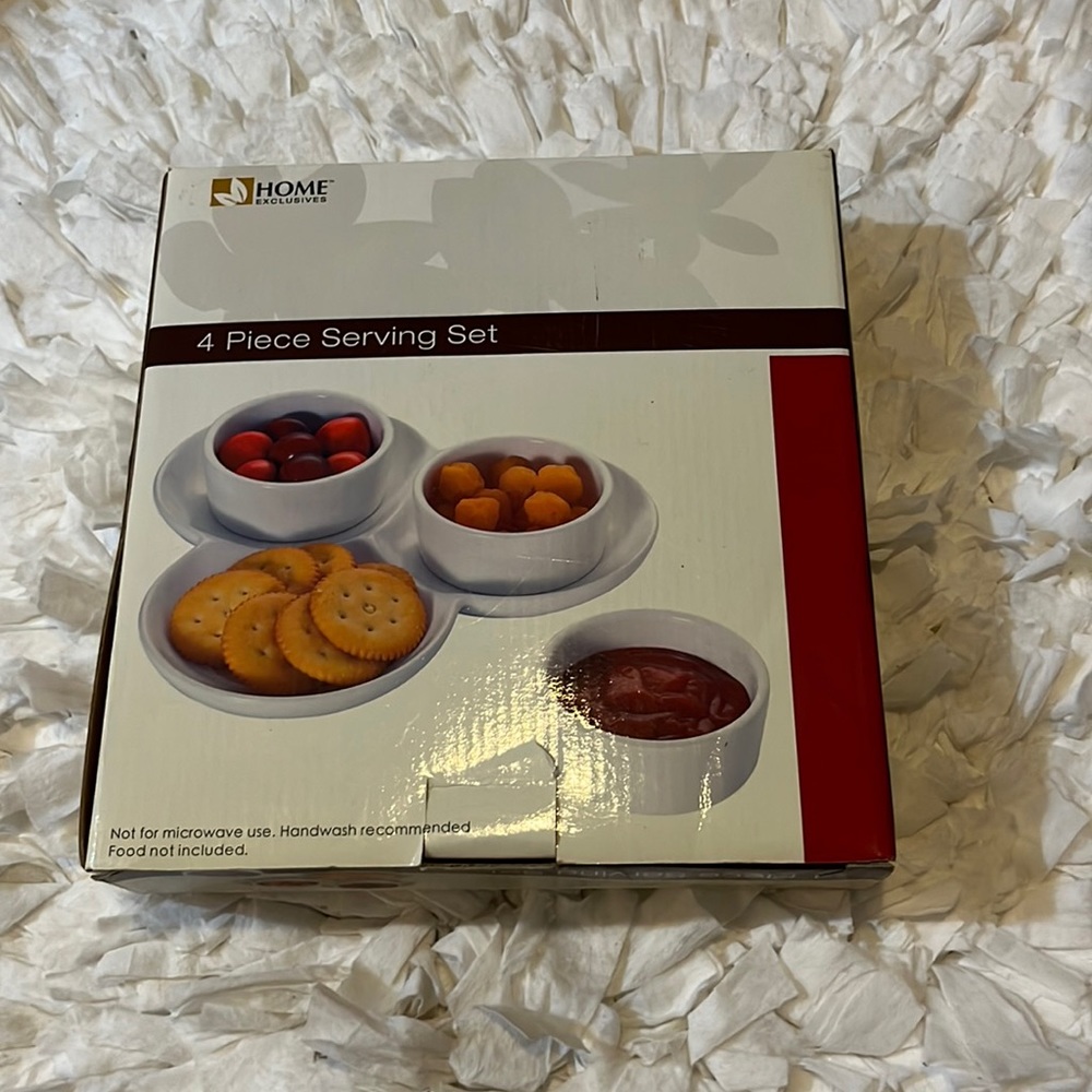 Home Exclusives 4 Piece Serving Set